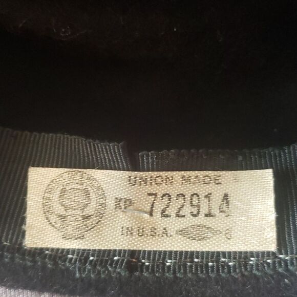 VNTG Henry Pollak Glenover Black Wool Hat - Picture 7 of 8